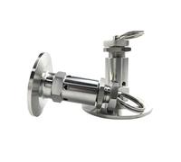 1pcs 1/2" 1.5" 2" Tri Clamp Safety Relief Valve - 304 Stainless Steel, 50.5mm OD, for Air/Steam/Boiler Systems(TC 50.5mm,4bar)