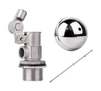 1pcs 1/2" 3/4" 1" 1-1/4" 1-1/2" 2" 3" 4" Stainless Steel 304 Adjustable Float Valve，Water Level Control Floating Ball Valve Flow Cistern/Expansion(DN40)(DN40)