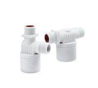 1pcs 1/2" 3/4" 1" Fully Automatic Float Valve DN15 Water Level Control Valve Anti Corrosion Nylon Ball Valve(1/2",White_IT)