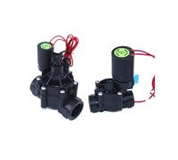 1pcs 1/2" 3/4" 1" Inch AC24V Normally Closed Solenoid Valve Water Nylon Valve for Farm Garden Landscape Smart Irrigation System(1 Inch Valve)