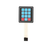 1PCS 1 * 2 3 4 5 Key Button Membrane Switch 3 * 4 4X5 Array Keyboard 1X6 Keyboard with LED Control Panel Pad DIY Kit(3x4 key)
