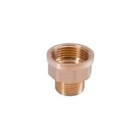 1pcs 1/2" 3/4" BSPT Thread Brass Reducer Female to Male Threaded Cylinder Bushing Pipe Fitting Water Gas Coupler Connector(2 INCH Female_1-1I4 INCH Male)