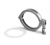 1PCS 1/2" - 4" Tri Clamp 50.5Mm/64/77.5/91 106 119Mm Ferrule OD SS304 Stainless Steel Tri Clover Sanitary Fitting for Home Brewing(102mm Ferrule 119)