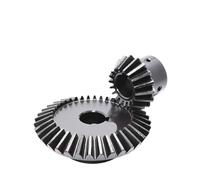 1Pcs 1:2 Bevel Gear 1.5M 20Teeth 40Teeth Bore 8/10/12/14/15/16/18/20mm Gear 90 Degrees Steel Gears 45# Steel(15mm (keyway 5),40 Teeth (1pcs))