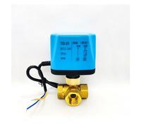 1PCS 1/2" Brass Ball Valve Two Lines Three Normally Closed Normally Open 220V 24V 12V On-Off Valve Water Valve(AC220V_Normally Closed)