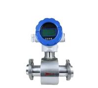 1pcs 1 2 Inch Clamp Connection Electromagnetic Flow Meter 316 Flow Meters 4-20mA(DN25)