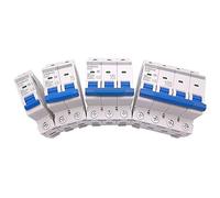 1Pcs 1 2 Pole Din Rail Mini Circuit Breaker Household Air Switch Distribution Box Mechanical Equipment Motor Protection (Size : 1 Pole, Color : 6A)(40a,2 Pole)