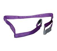 1PCS 1-2 Ton Lifting 1-4 m Flat Woven Polyester Sling for Merchandise or Vehicle, Webbing Lifting Sling Strap (1T 3M, Purple)