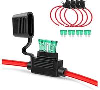 1pcs 1 2AWG ATC 30AMP Automotive Water Resistant in line Mini Fuse Holder Blade for car Boat Protected circuits