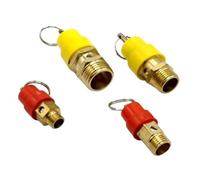 1PCS 1/4'' 3/8" 1/2" BSP 1/3/4/5/6/7/8/10/12KG Air Compressor Safety Relief Valve Pressure Release Regulator for Pressure Piping(1/2",12.5KG)