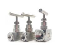 1pcs 1/4" 3/8" 1/2" BSP NPT Female High Pressure Stainless Steel 304 Shut Off Needle Globe Valve J13-320P Crane Flow Control(OneSize,NPT)