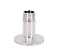 1pcs 1/4~4in BSPT Male X 0.5~3in Tri Clamp Thread Ferrule Coupler SUS304 (K50.5mm(1.5in TC)-304M,1-1/2in)