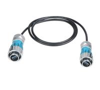 1Pcs 1/4 Bayonet Connecting USB3.0 Metal Shell Waterproof Data Connector IP68 Connector USB Panel Mount with 0.5m Cable(Dual Plugs(3m))