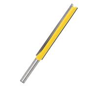 1Pcs 1/4-Inch Shank Long Straight Router Bit Set Double Flute Straight Bits Wood Milling Cutter Woodworking Tools, 3/8" Cutting Dia(76mm)