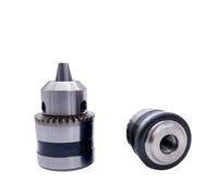 1pcs 1.5-10mm B12 3/8 Thread Drill Chuck Conversion Drill Chuck 1/2 M12x1.25 Wrench Into Electric Drill Keyless 3 Jaw Chuck (Color : 1.5-10mm M12)