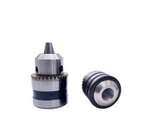 1pcs 1.5-10mm B12 3/8 Thread Drill Chuck Conversion Drill Chuck 1/2 M12x1.25 Wrench Into Electric Drill Keyless 3 Jaw Chuck (Color : 1.5-10mm B12)
