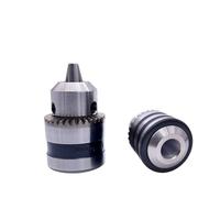 1pcs 1.5-10mm B12 3/8 Thread Drill Chuck Conversion Drill Chuck 1/2 M12x1.25 Wrench Into Electric Drill Keyless 3 Jaw Chuck (Color : 1.5-10mm B12)