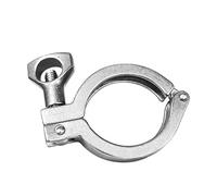 1pcs 1.5in 2in 2.5in 3in Clamp SUS304 Tri Pipe Fitting Quick-Release Fittings(K 50.5mm)