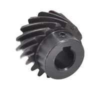 1pcs 1.5M Helical Gear 45-Degree 12/13/14/15/19/20 Tooth Spiral Metal Gear Parallel Staggered LEFT/RIGHT(8mm,12 Teeth)