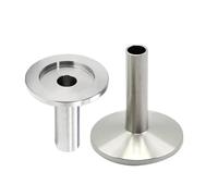 1PCS 1/8" 1/4" 3/8" 1/2" 3 6 8 10 mm Tube x KF 16 25 40 50 Ferrule Vacuum Clamp VCR Fitting SUS304 Stainless Steel Santiary Brew Wine Making Kit(KF40,6.35mm 1l4 Inch)