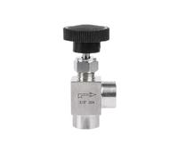 1pcs 1/8" 1/4" 3/8" 1/2" BSPT Equal Female/Male Thread Flow Control Shut Off Needle Valve(1/2",BSPT_Male to Male)