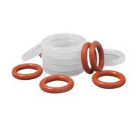 1pcs 1.9mm,Heat-Resistant Food Grade Silicone O-Ring,VMQ White/Red Rubber Seal O Ring,Thickness 1.9 OD 5-150mm(Red,OD 24mm (100Pcs))
