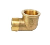 1pcs 1" bspt Female to Male Brass Elbow Pipe Fitting Connector Coupler Water Fuel