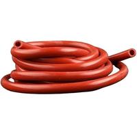 1pcs 1 Meter Silicone Rubber Capillary Pipe Tube - High Temp Resistance Hose for Compressor, Shore A 60 Hardness(4x6mm)