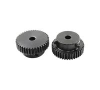 1PCS 1 Mod Spur Gear 1 Mod 20teeth 1M20T Motor Protruding Gear Rack Hole 6mm 6.35mm 8mm 10mm(10mm,30pcs 1M 20 Teeth)