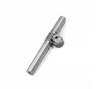 1pcs 1 Modulus 60 Teeth Reducer Worm Gear Process Hole And 1M Worm Rod Transmission Ratio 1:60 45# Steel For CNC Parts