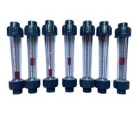 1pcs 1 X LZS-15 1/2" Water Flow Meter Indicator Counter Rotor Flow Meter Liquid 202mm(60-600L)
