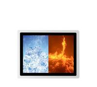 1pcs 10.4 12.1 15 17 inch industrial touch monitor with capacitive touch screen computer display with VGA DVI interface(17 inch DVI VGA)