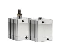 1PCS 100 * 5/10/15/20/25/30/45/50/80-A-P-A Male Female Double Action Smal Lsquare Air Pneumatic Cylinder(ADN100x15,External Thread)