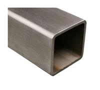 1pcs 1000mm Stainless Steel Square Tube, 15 20 25 30 38 40 50mm Thickened 2mm Steel Pipe, High Temperature Resistant(15x15x1mm)