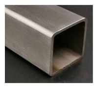 1pcs 1000mm Stainless Steel Square Tube, 15 20 25 30 38 40 50mm Thickened 2mm Steel Pipe, High Temperature Resistant(25x25x1mm)