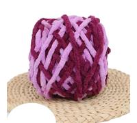 1PCS 100g/ball Chenille Knitting Yarn Soft Ice Strip Line Cotton Yarn DIY Wool Yarn for Hand Knitting Scarf Thick Wool Crochet Kits for Beginners Adults(25)