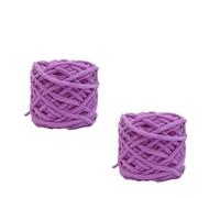 1PCS 100g/ball Chenille Knitting Yarn Soft Ice Strip Line Cotton Yarn DIY Wool Yarn for Hand Knitting Scarf Thick Wool Crochet Kits for Beginners Adults(48989-13-2pcs)