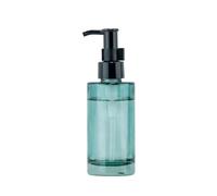 1Pcs 100ml 3.4oz Glass Pump Bottles Lotion Dispenser Empty Refillable Travel Size Cosmetic Toiletries Sample Storage Container Vial Jar with Black Pump for Shampoo Essential Oil
