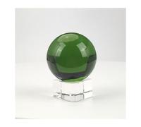 1pcs 100mm Green Crystal Ball Stone Decor for Decorative Photography