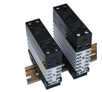 1pcs 10A 25A 40A 50A 60A 80A Single Phase SSR Solid State Relay With Heat Sink Industrial Relay DIN Rail Mount(DC - DC,10A)