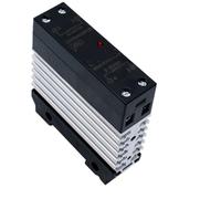 1pcs 10A 25A 40A 50A 60A 80A SSR Random Type Single Phase Slim Solid State Relay DIN Rail Mount(Control 3-6VDC,25A)