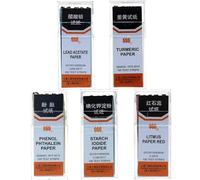 1pcs (10boxes lab Phenol Phthalein/Congo red/Lead Acetate/Turmeric/Litmus red/Litmus Blue/Starch Iodide Test Paper (Size : Lead Acetate)