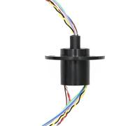 1PCS 10Channel 2A 22mm Wires Slip Ring Mini Rotate Dining Table Slipring DIY Fish Wheel Conductive Signal Collector Ring