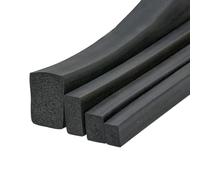 1PCS 10M EPDM Flat Self-Adhesive Rubber Strip, Marine Waterproof Wear-Resistant Electric Cabinet Cabinet Anti-Collision Sponge Strip(5mm x 25mm x 10M)