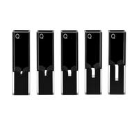 1pcs 10mm 10ul-200ul Sub-Micro quartz cuvette cell with black walls and lid/center height 8.5/15mm two way light(15mm-10ul)