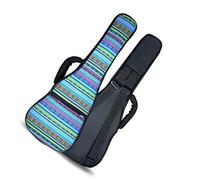 1PCS 10MM Sponge Fill Ukulele Case Bag & Uke Case, Adjustable Shoulder Strap, Fashion Bohemia Style (21in,Bohemia-blue)