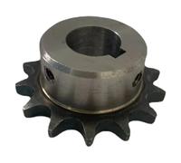 1pcs 10T-25T 08B Industrial Drive Sprocket Wheel 45# Steel Chain Gear 10 11 12 13 14 15 16 17 18 19-25 Teeth Keyway Bore 12-24mm(15mm (keyway 5mm),14 Teeth)