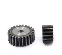 1Pcs 10T-30T 1.5M Spur Gear 1.5 Mod Flat Gear 10 11 12 13 14 15 16 17 18 19 20 21 22 23 24 25 26 27-30 Teeth 45# Steel(22 Teeth (Bore 8mm))