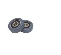 1pcs 10x40x12 mm Polyurethane Forming Bearing Roller PU620040-12 Diameter 40 mm Gray PU Rubber Coated Plastic Flat Wheel Pulley(PU60845-14 8x45x14)