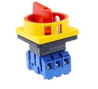 1pcs 11 3P 4P 690V 25/32/40/63/80/100A Isolator Switch Padlock Disconnect Selector With ON-OFF Panel Power Control Replace(3P,80A)